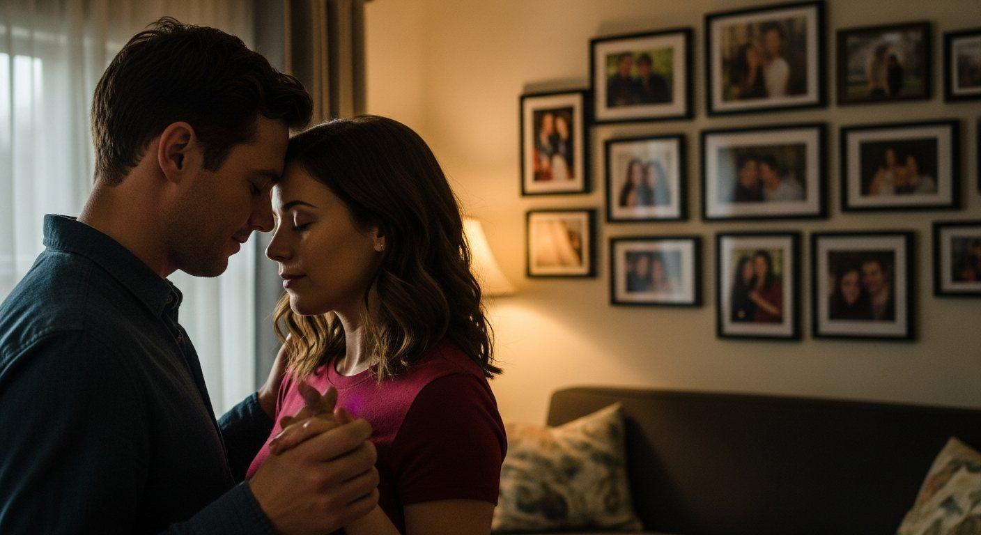 Anniversary video editing — example film still