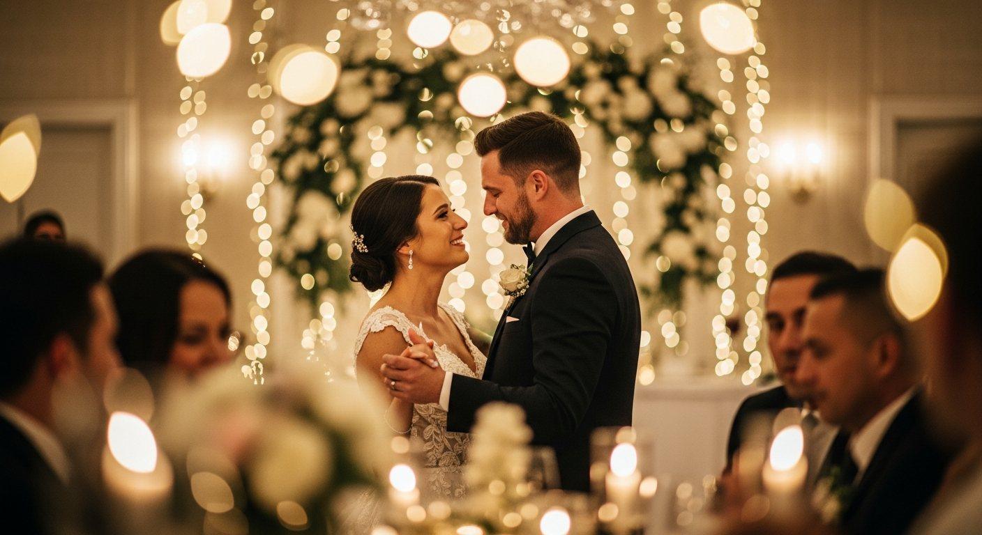 Wedding video editing — example film still